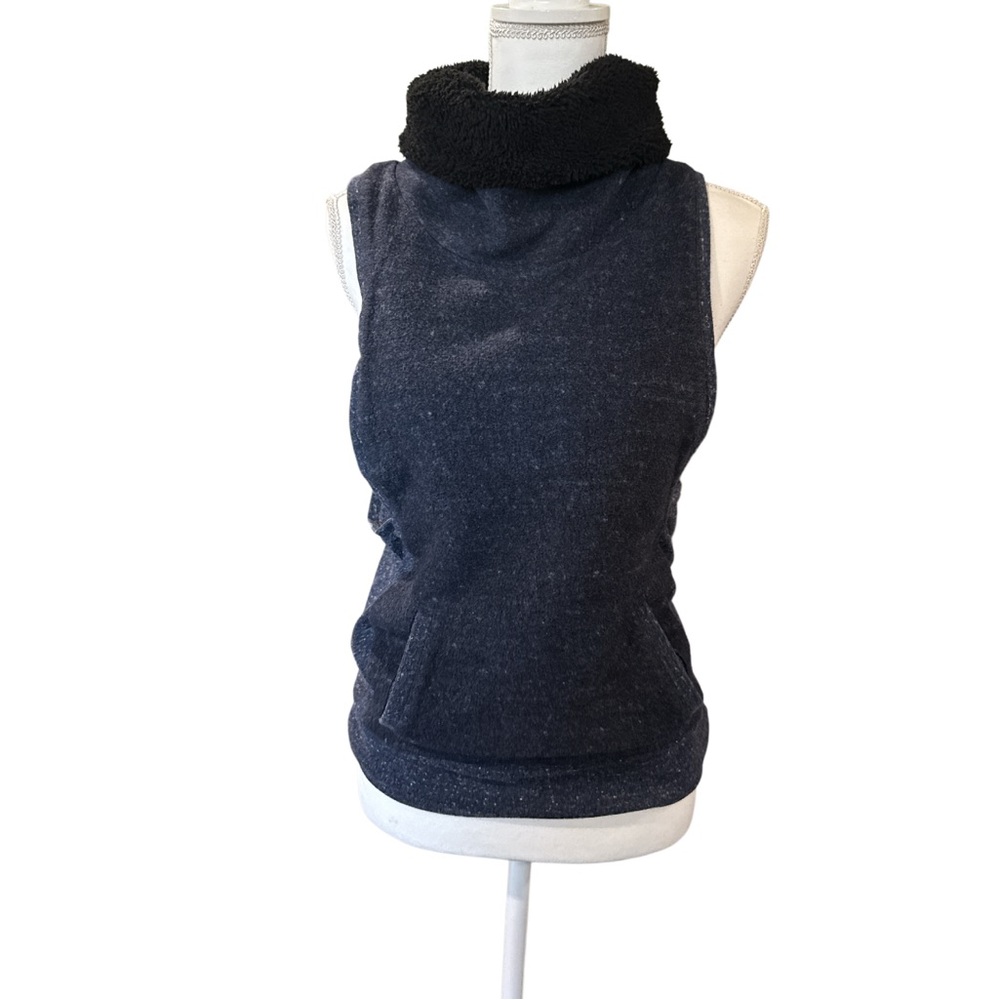 ALO Yoga Navy blue Cowl Neck Sleeveless Top